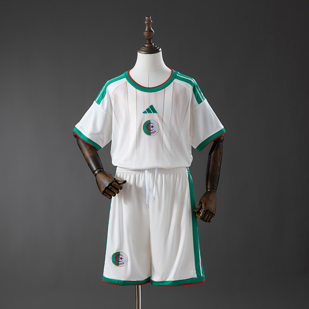 Algeria 2026 Titular Kids Kit Jerseys Tamanho 16-28, foto 1