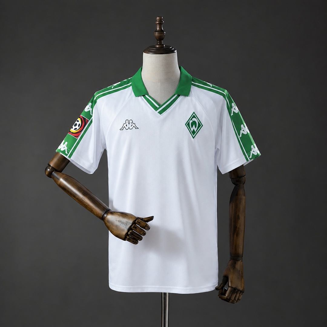 Retrô Werder Bremen 01/02 Visitante Camisa S-XXL, foto 1