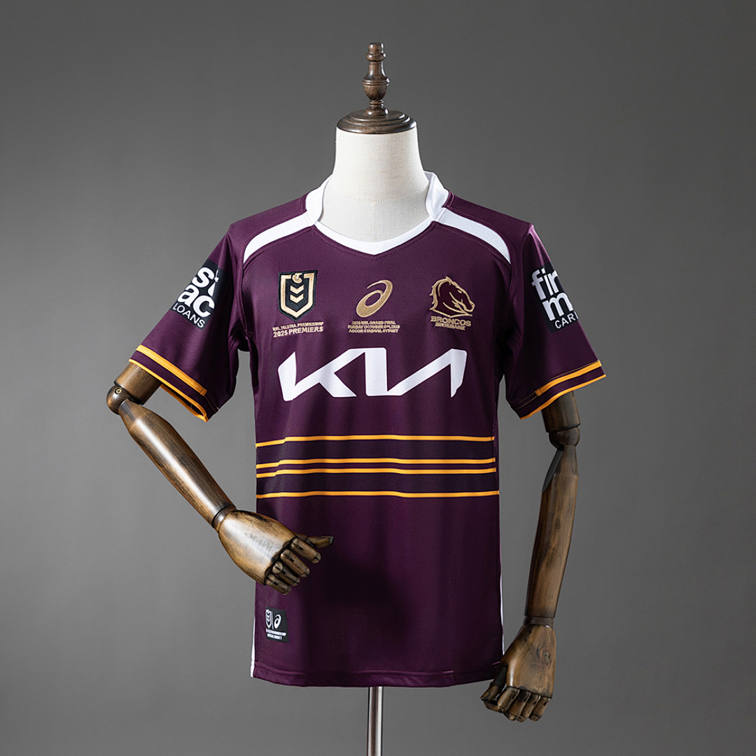 NRL Brisbane Broncos 2025 Champion Edition Camisa S-7XL, foto 1