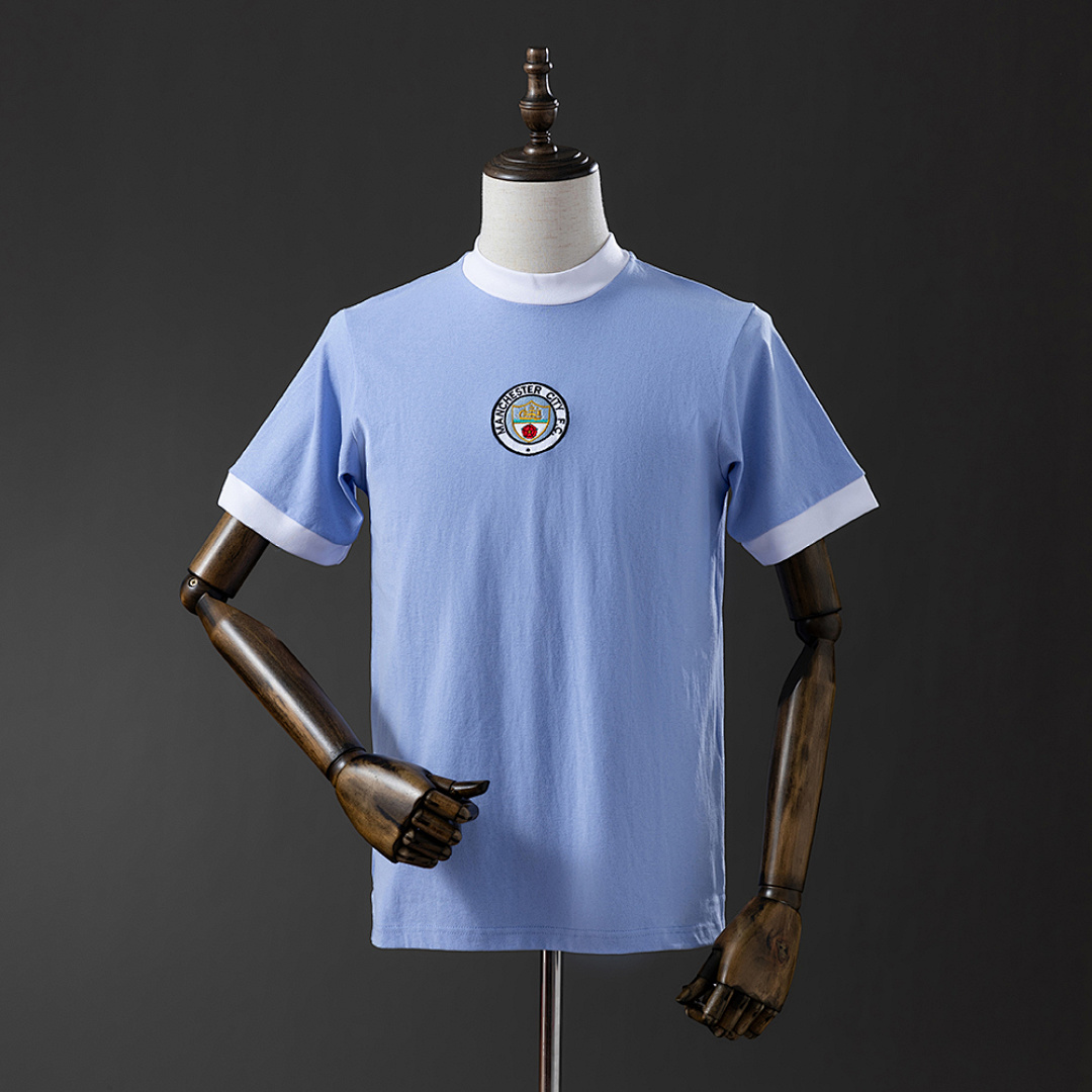 Retrô Manchester City 1972 Titular S-XXL, foto 1
