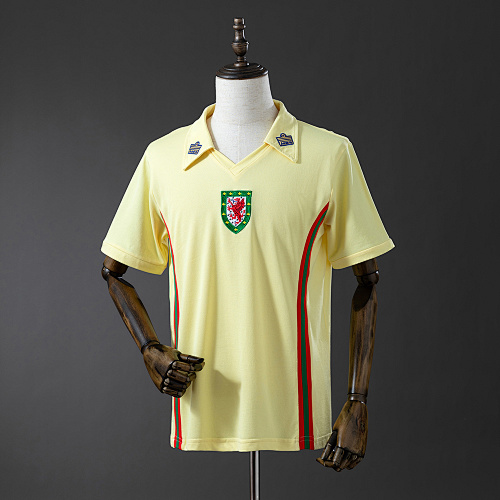 Wales 1976/79 Visitante Retrô Camisa S-XXL