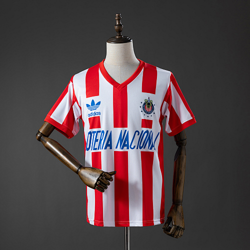 Chivas de Guadalajara 91/92 Titular Retrô Camisa S-XXL