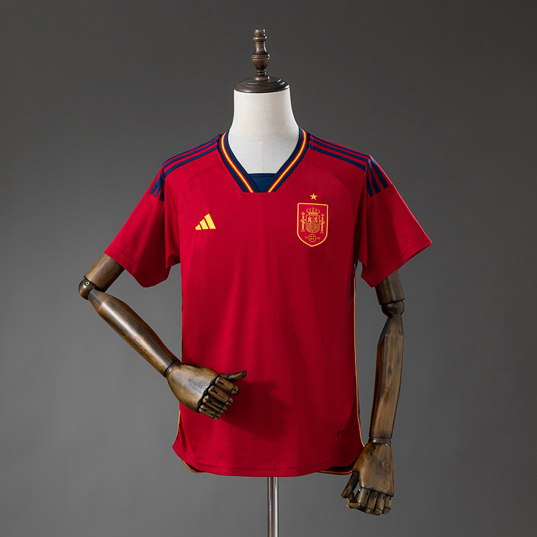 Spain 2022 Titular Retrô Camisa S-XXL, foto 1