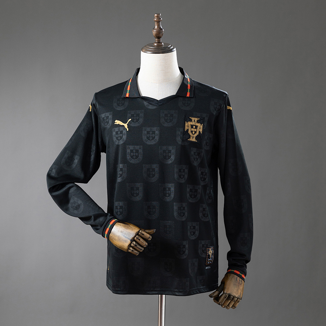 Portugal 2026 Edição especial - Black Panther Manga longa Camisa S-4XL, foto 1