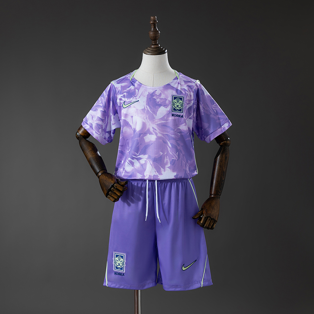 South Korea 2026 Visitante Kit infantil Tamanho 16-28, foto 1