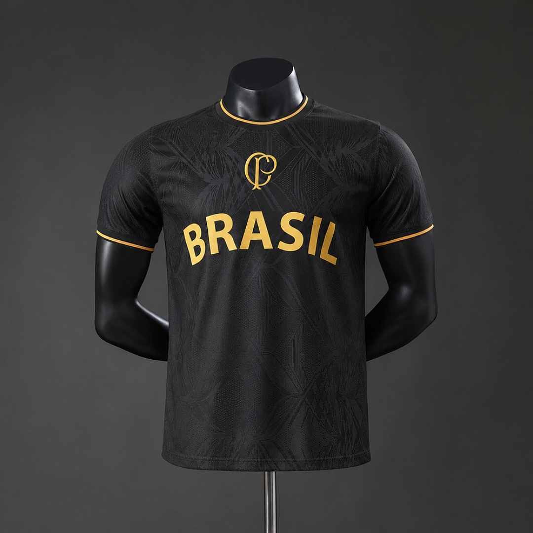 Corinthians 26/27 Edição especial Versão jogador Camisa - Black S-4XL, foto 1