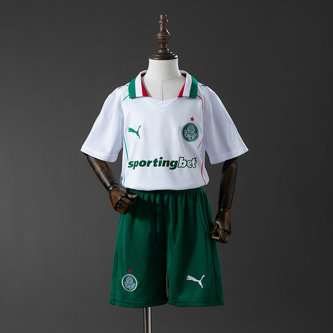 Palmeiras 26/27 Visitante Kit infantil Tamanho 16-28, foto 1