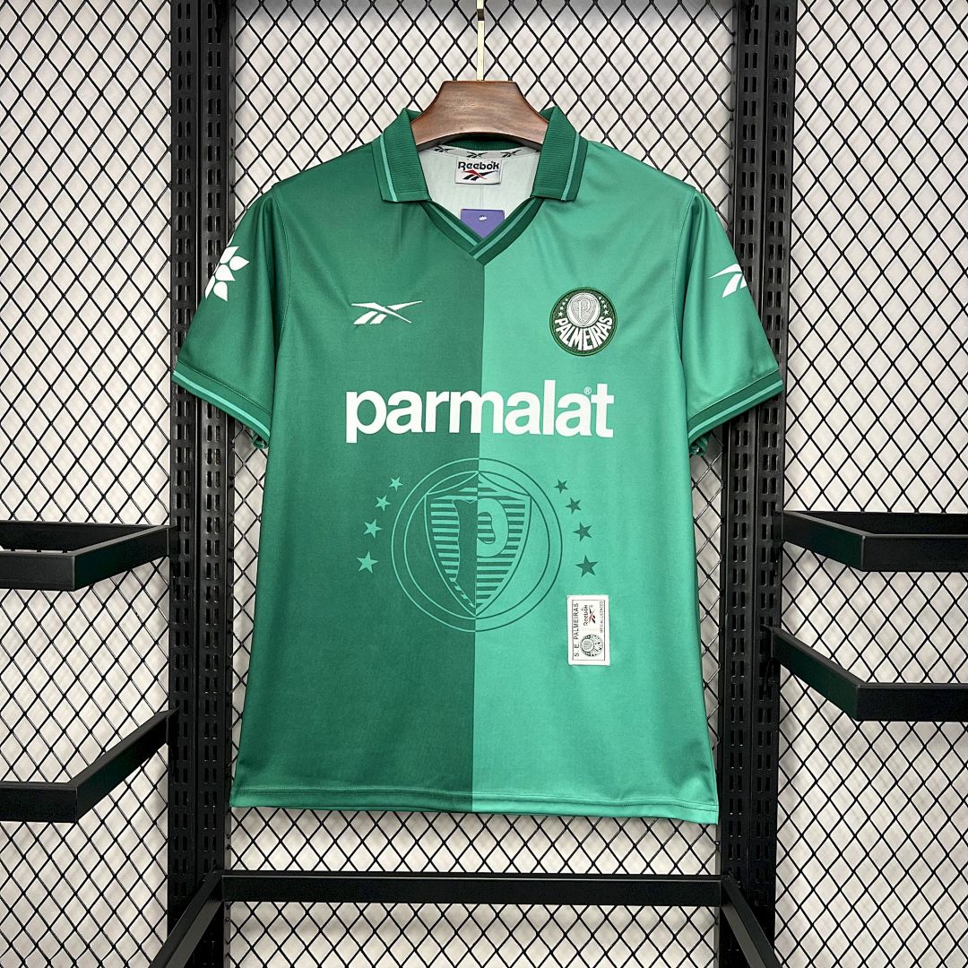 Palmeiras 1997/98 Titular Retrô Camisa S-2XL, foto 1