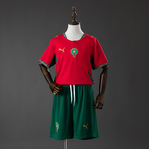 Morocco 2026 Titular Kit infantil Tamanho:16-28