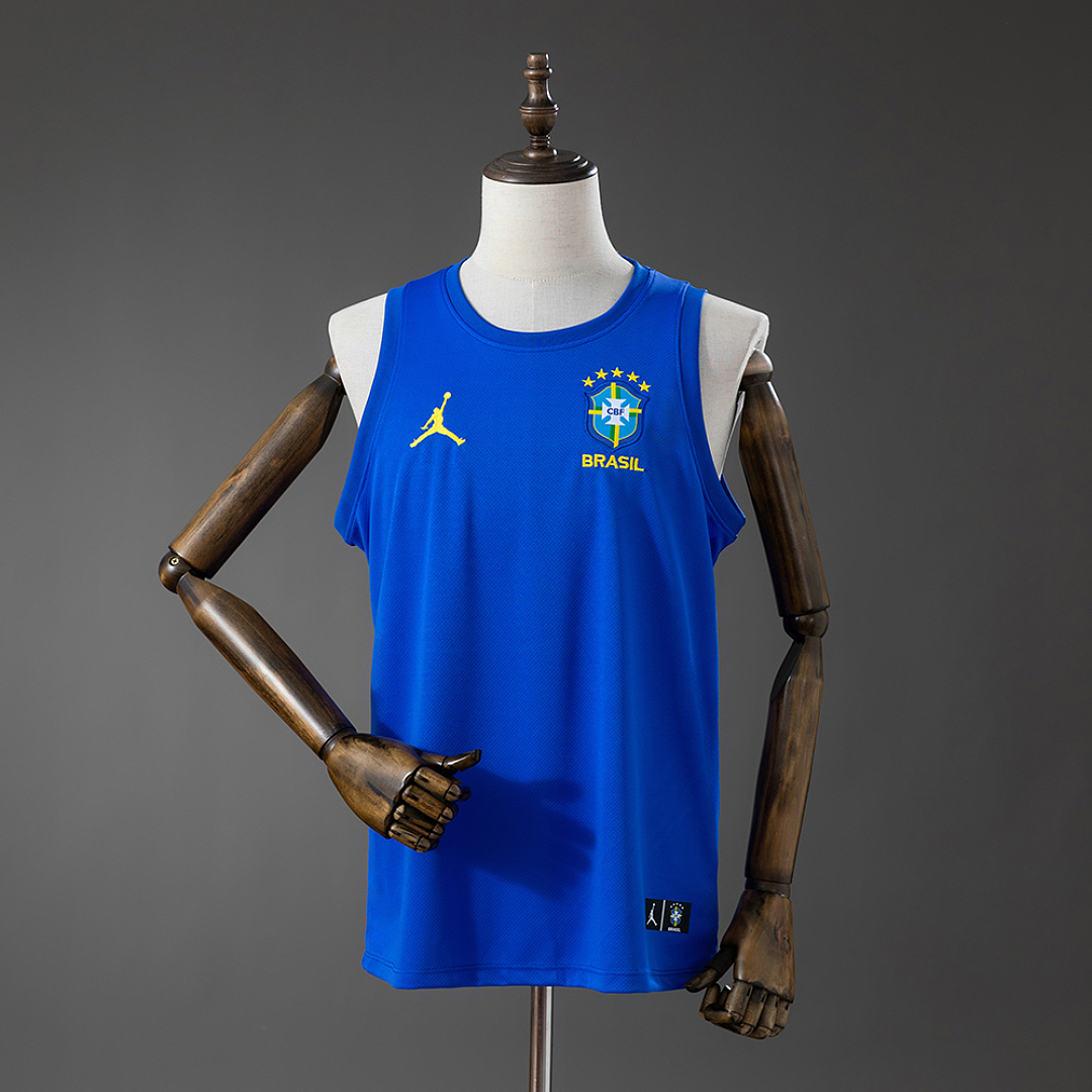 Brazil 2026 Training Vest Blue S-4XL, foto 1