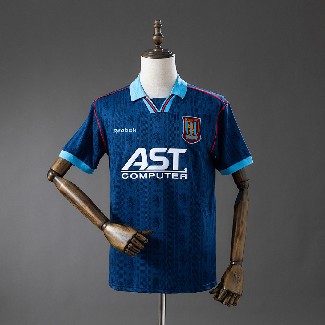 Aston Villa 95/96 Visitante Retrô Camisa S-XXL, foto 1