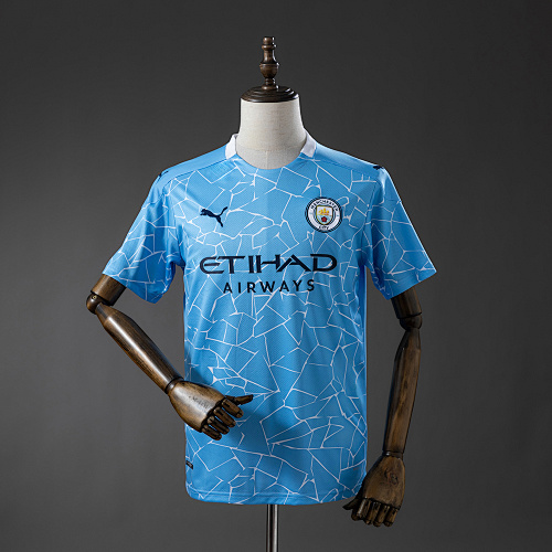 Manchester City 20/21 Titular Retrô Camisa S-XXL