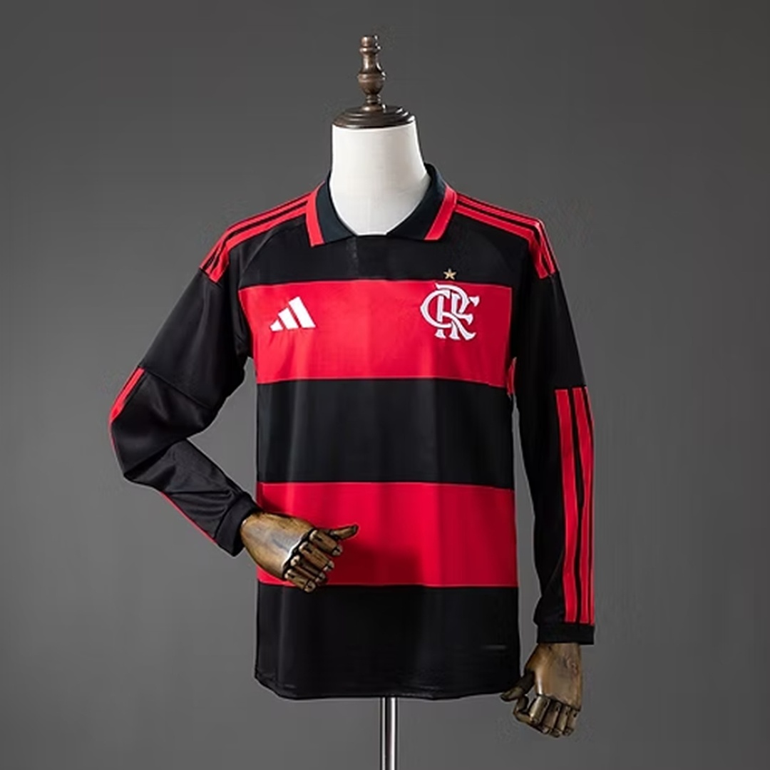 Flamengo 26/27 Titular Manga longa Camisa S-4XL, foto 1