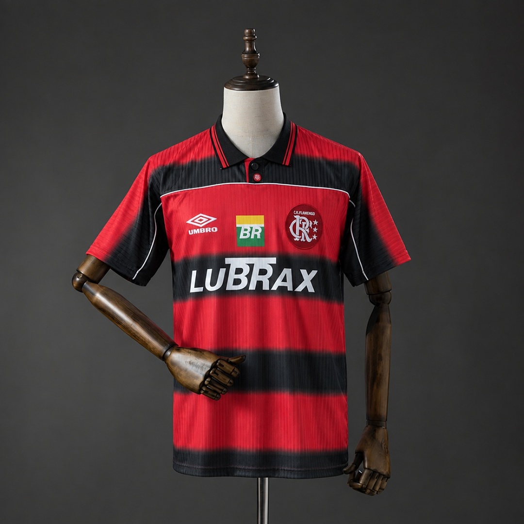 Flamengo 1997 Titular Retrô Camisa S-XXL, foto 1