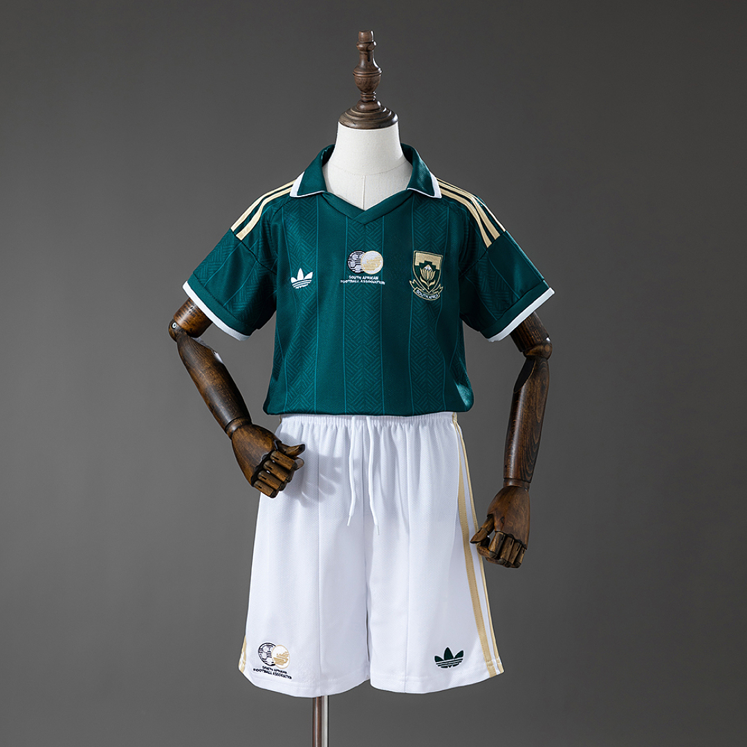South Africa 2026 Visitante Kit infantil Tamanho 16-28, foto 1