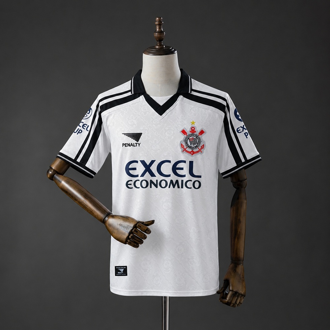 Corinthians 1998 Titular Retrô Camisa S-XXL, foto 1