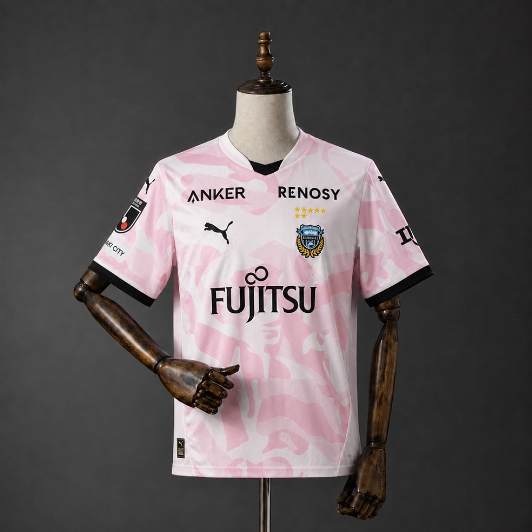 Kawasaki Frontale 26/27 Visitante Camisa S-4XL, foto 1