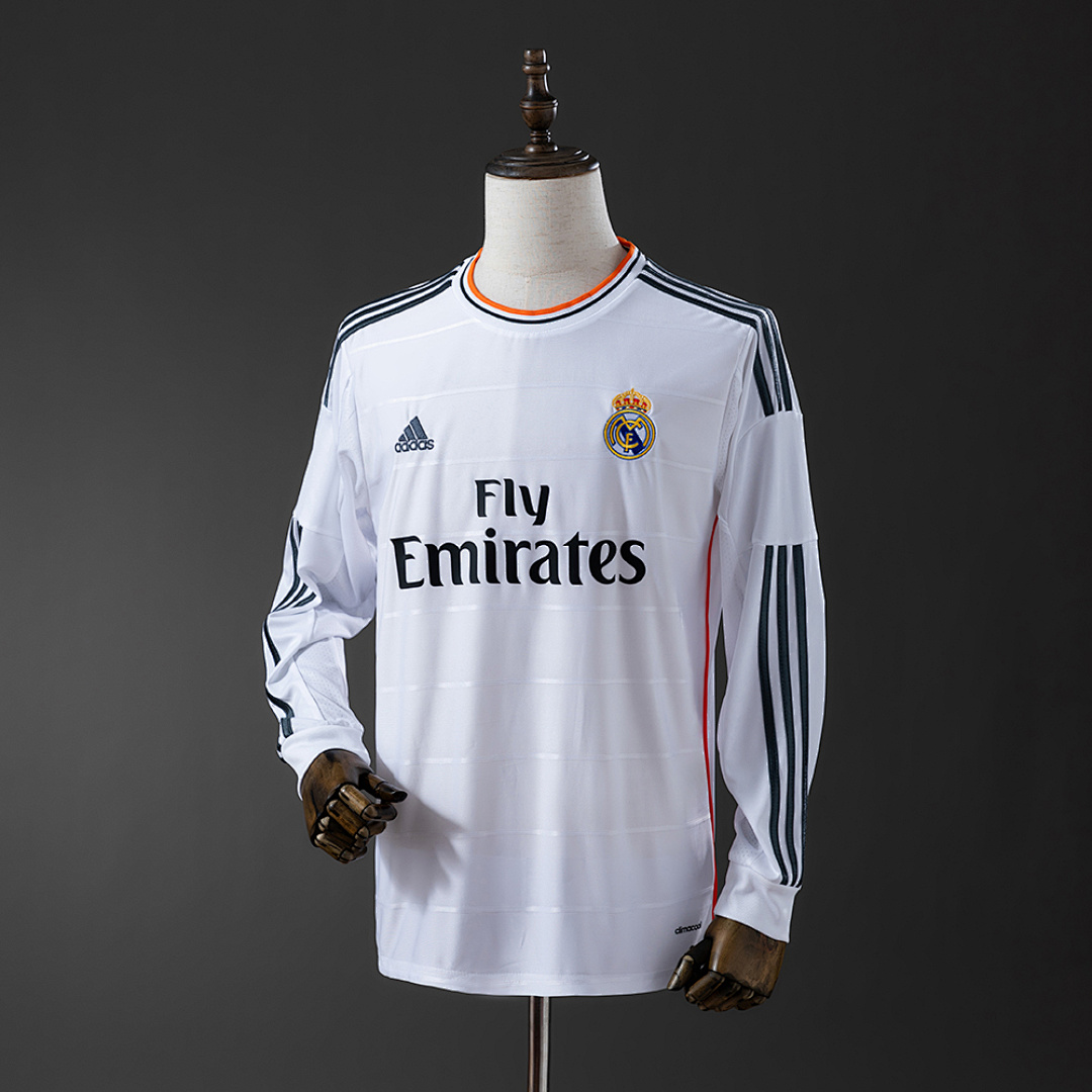 Retrô Manga longa Real Madrid 13/14 Titular S-XXL, foto 1
