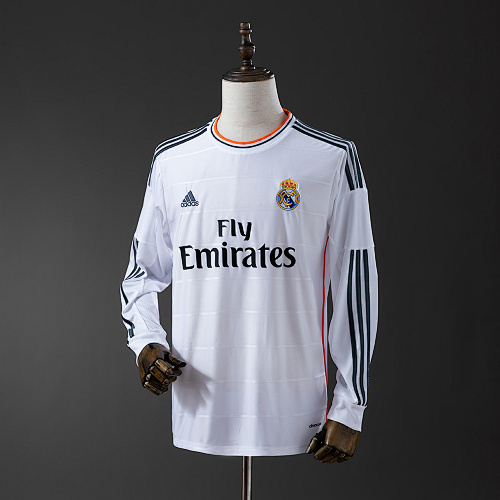 Retrô Manga longa Real Madrid 13/14 Titular S-XXL