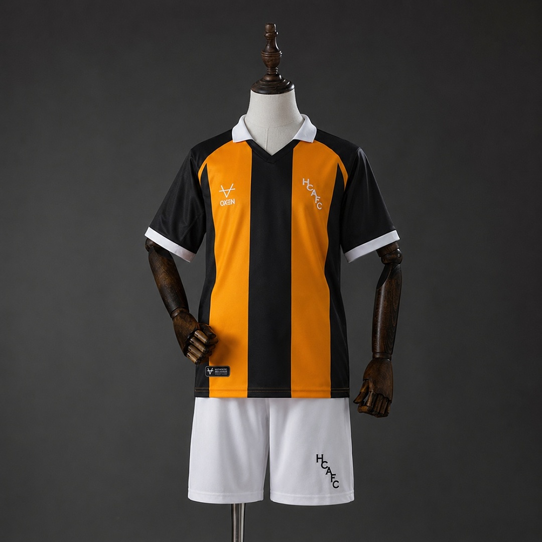 Hull City 26/27 Titular Kit infantil Tamanho 16-28, foto 1