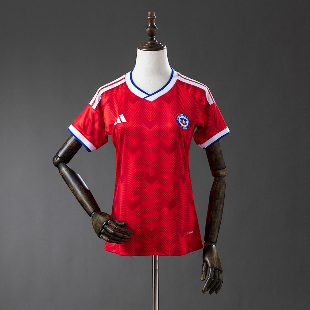 Chile 2026 Titular Feminina Camisa S-XXL, foto 1