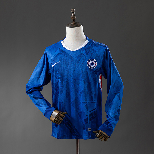 Chelsea 25/26 Titular Manga longa Camisa S-4XL