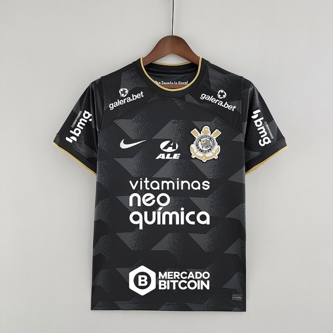 22/23 all sponsors Corinthians Visitante S-4XL, foto 1