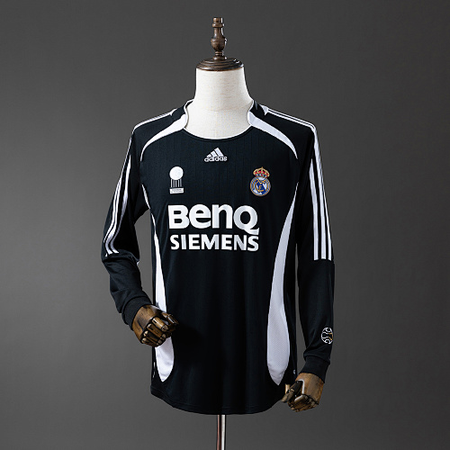 Retrô Manga longa Real Madrid 06/07 Terceira S-XXL