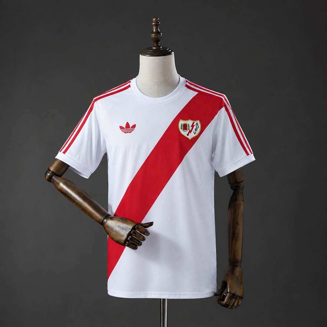 Retrô Rayo Vallecano 77/79 Titular Camisa S-XXL, foto 1