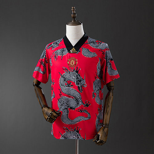 M-U 2019/20 Chinese Dragon Edição especial Retrô Camisa S-XXL
