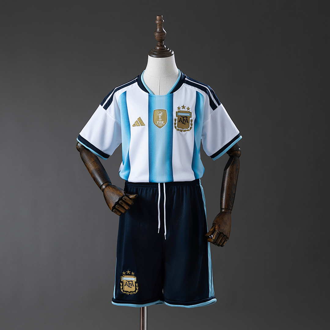 Argentina 2026 Titular Kit infantil Tamanho 16-28, foto 1