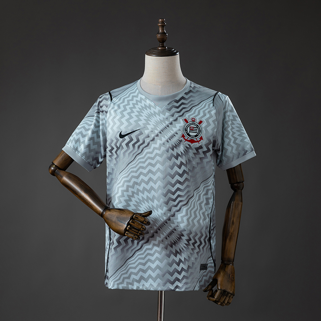 Corinthians 26/27 Goleiro-Grey Camisa S-4XL, foto 1