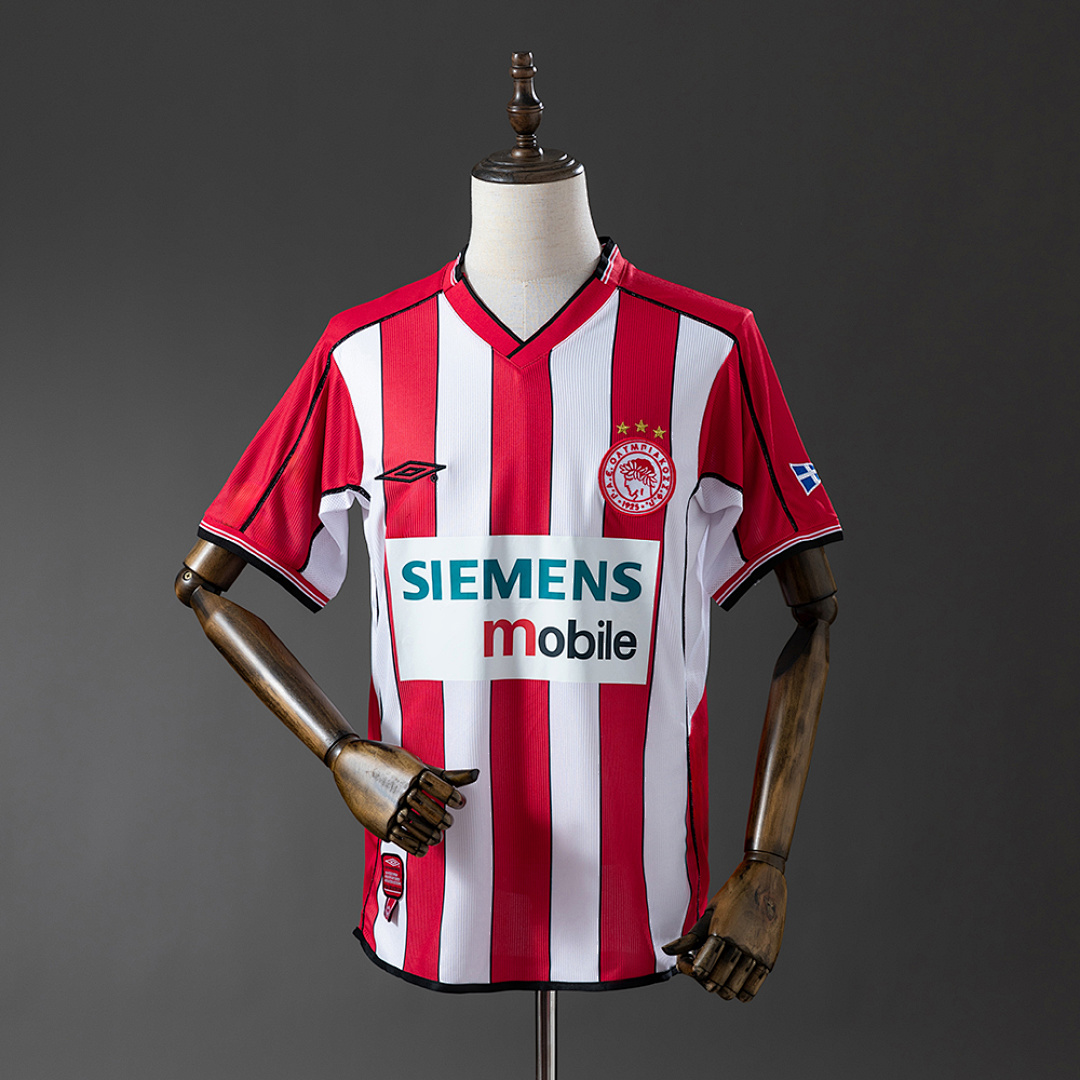 Olympiacos 02/03 Titular Retrô Camisa S-XXL, foto 1