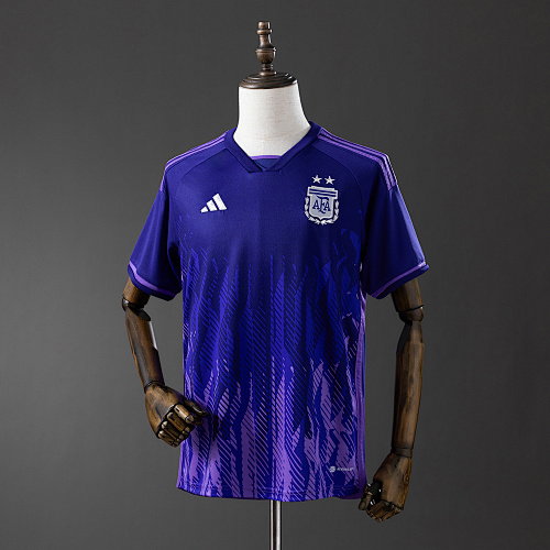 2022 Argentina World Cup Camisa Visitante S-XXXL