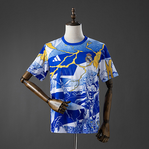 Real Madrid 25/26 Avengers - Pre-Match (Blue) Camisa S-4XL