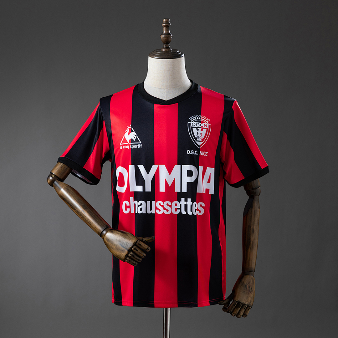 OGC Nice 77/78 Titular Retrô Camisa S-XXL, foto 1
