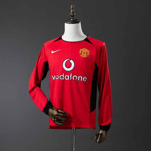 Retrô M-U Manga longa 02/04 Titular S-XXL