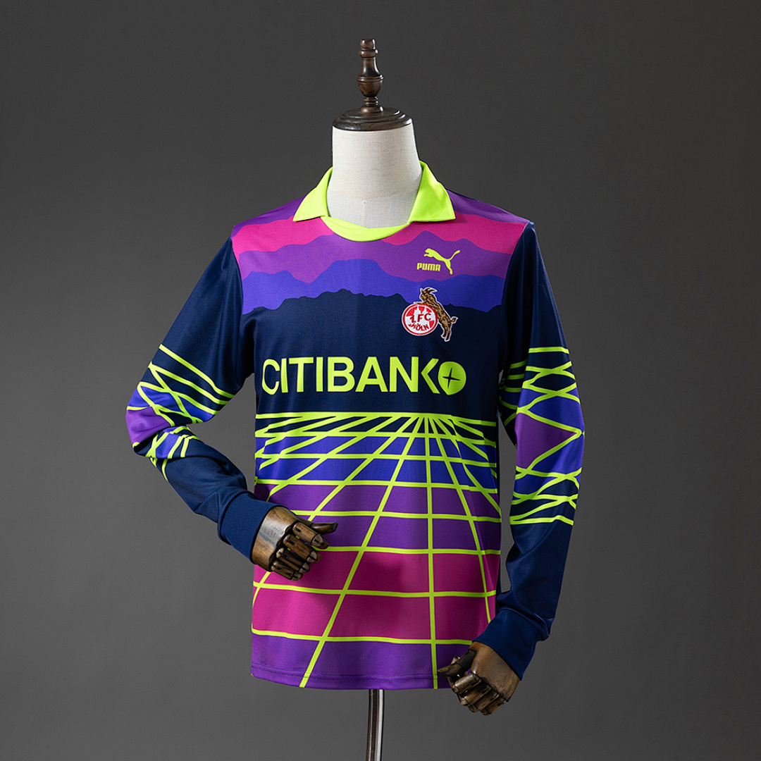 Köln 91/92 Goleiro Long Sleeves Retrô Camisa S-XXL, foto 1