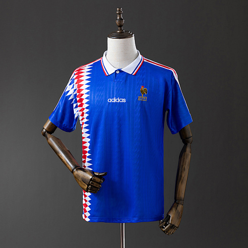 France 1994 Titular Retrô Camisa S-XXL