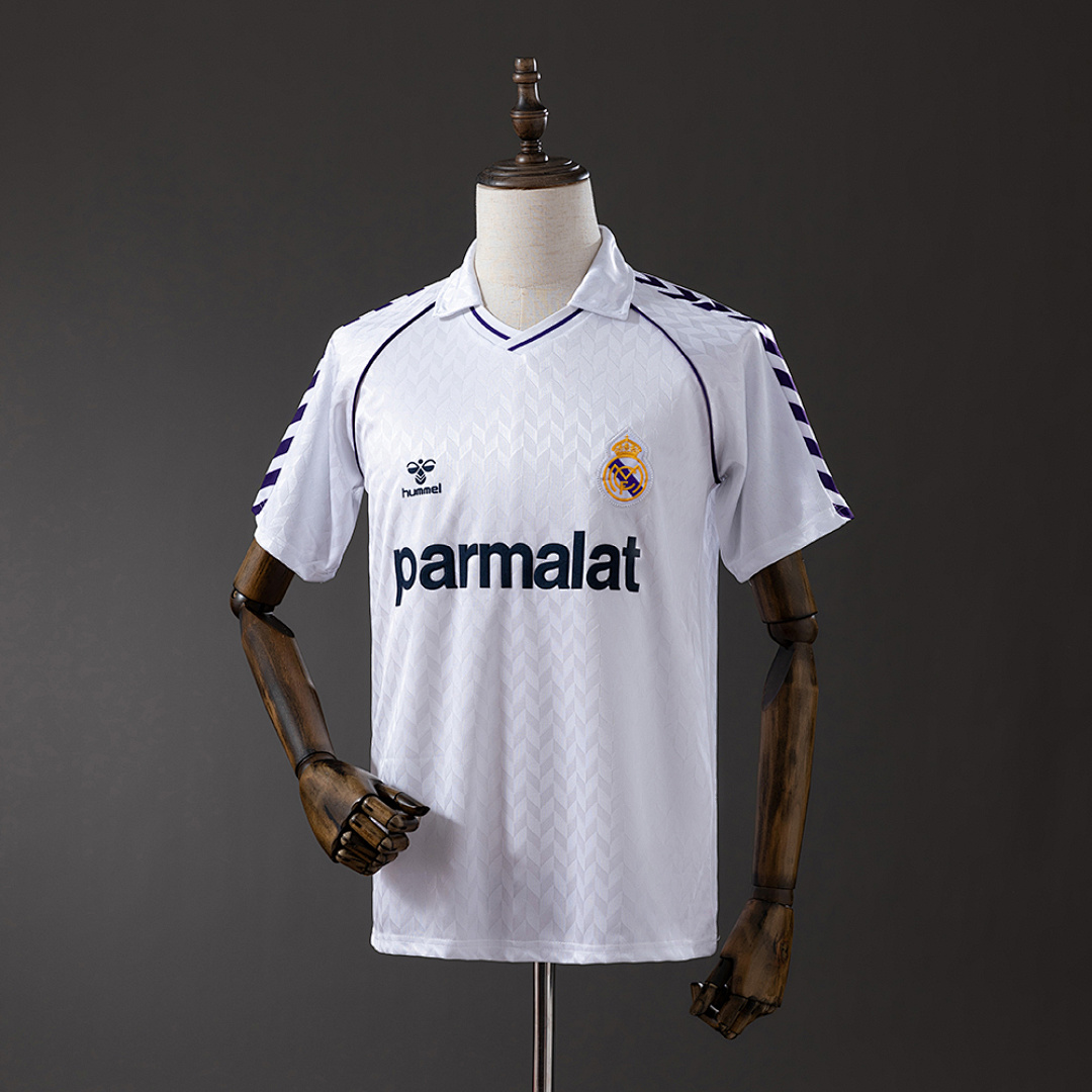 Retrô Real Madrid 86/87 Titular S-XXL, foto 1