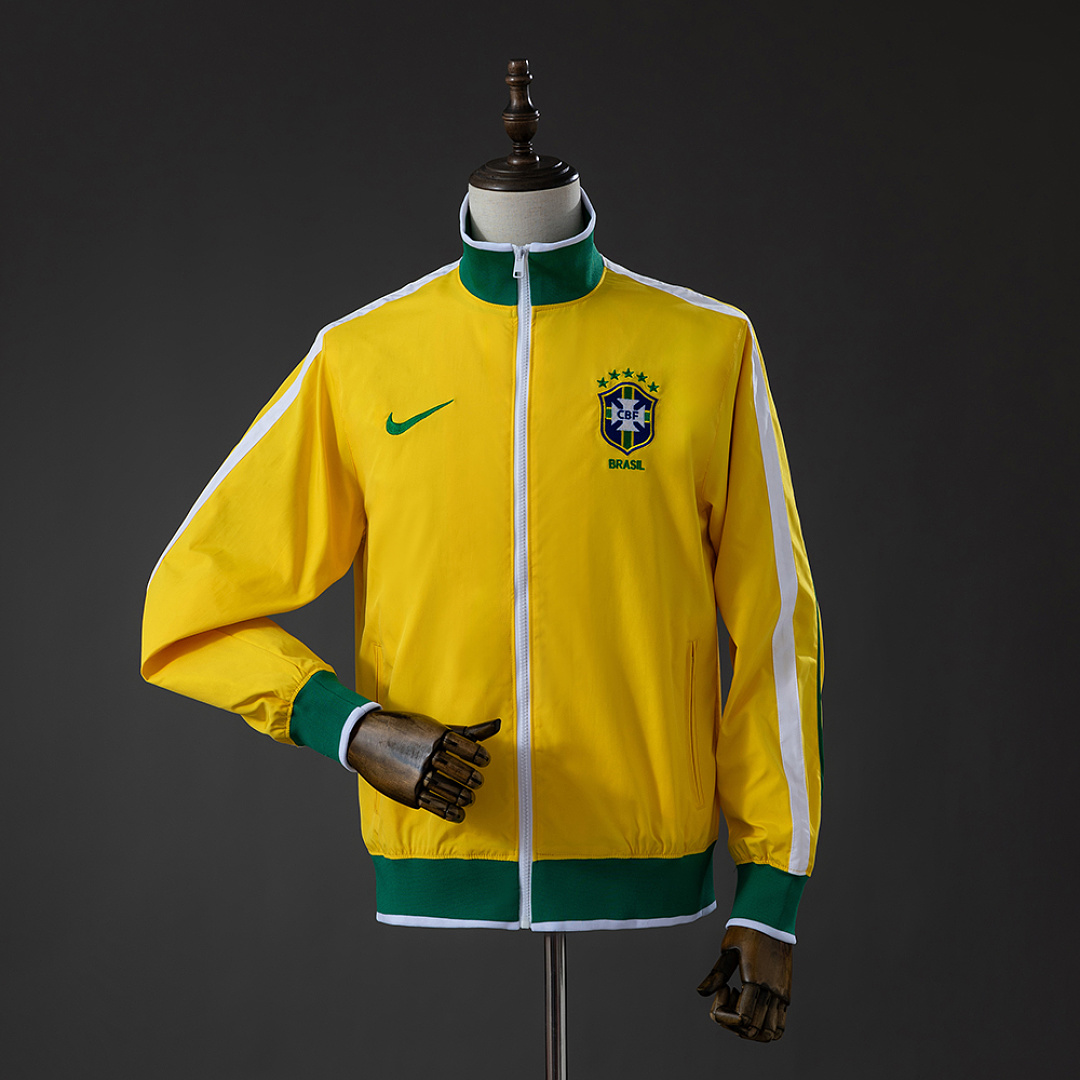 Brazil Sportswear Jacket Coat Windbreaker S-XXL, foto 1