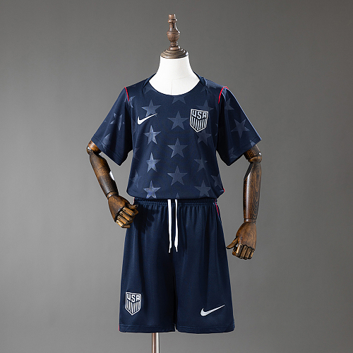 USA 2026 Visitante Kit infantil Tamanho 16-28