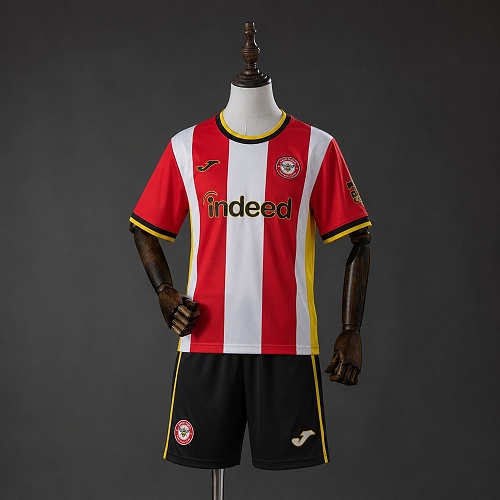 Brentford 26/27 Titular Kids kit Tamanho 16-28
