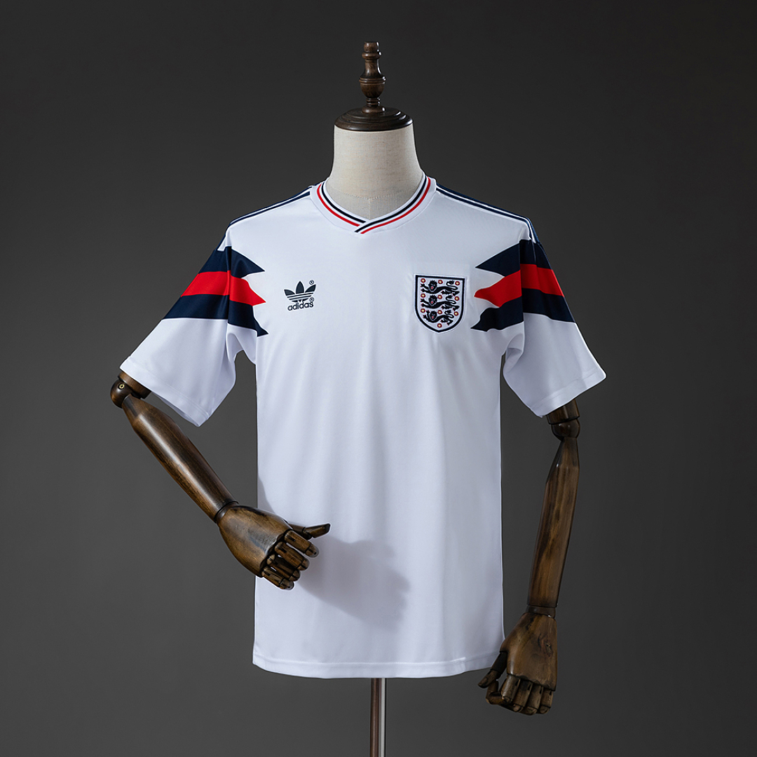 England 1990 Titular Retrô Camisa S-XXL, foto 1