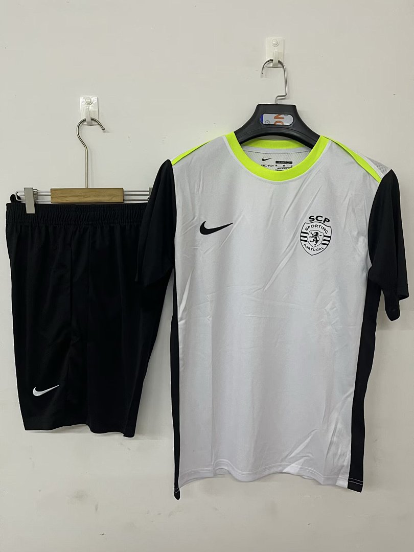 25/26 Lisbon pre-match training suit off-white S-3XL, foto 1