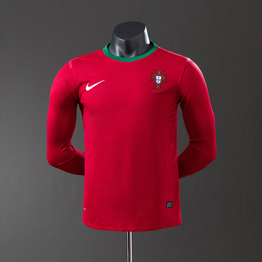 Portugal 2012 Titular Manga longa Versão jogador Retrô Camisa S-3XL, foto 1