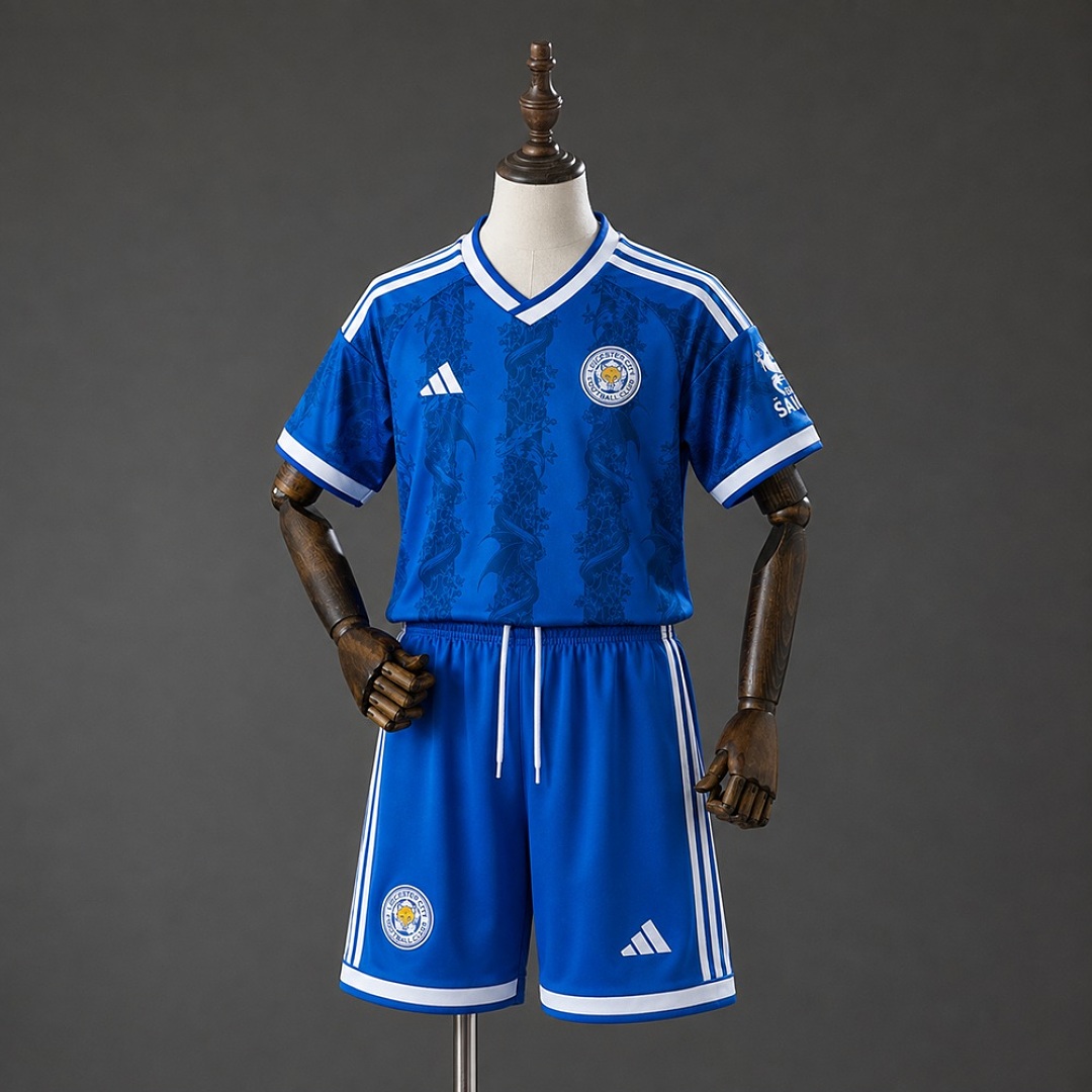 Leicester City 26/27 Titular Kids Kit Tamanho 16-28, foto 1