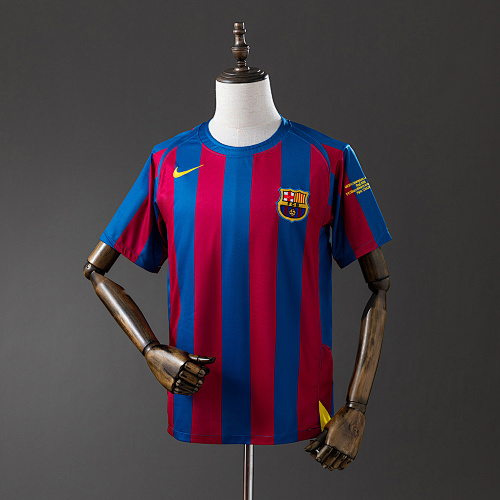 Barcelona 05/06 Titular (UEFA Champions League Edition) Retrô Camisa S-XXL