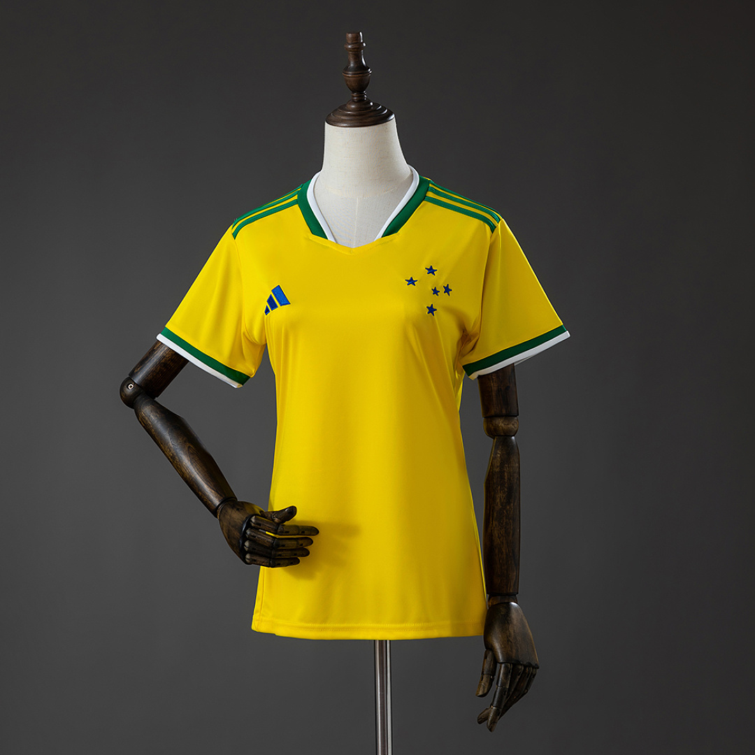Cruzeiro 26/27 Edição especial Feminina - Yellow Camisa S-XXL, foto 1