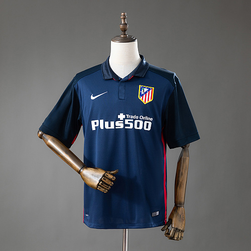 Atletico Madrid 15/16 Visitante Retrô Camisa S-4XL